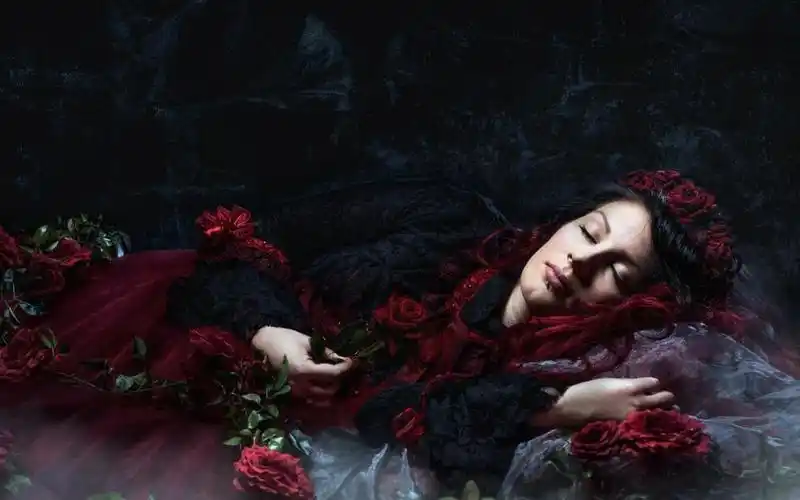 睡觉,黑暗,美丽,高清图片-纯色壁纸
