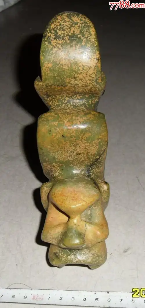 太阳神太阳人老玉高古玉器红山文化玉器红山玉器老玉器