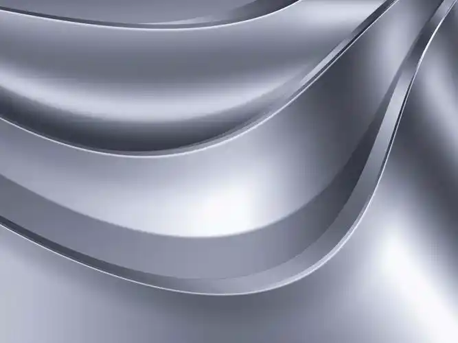 银色金属曲线背景高清图片