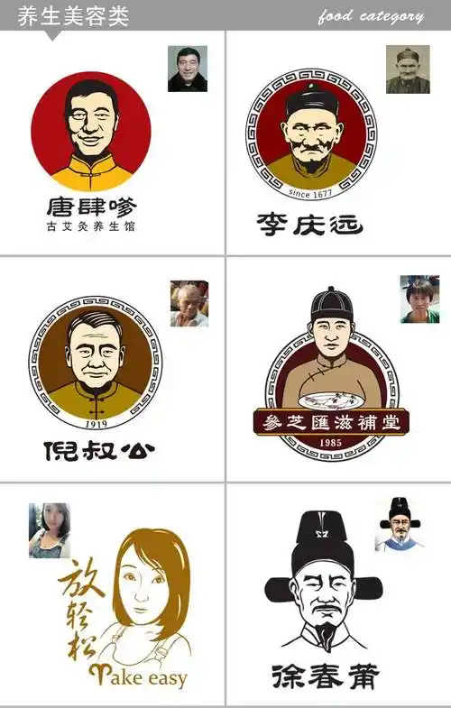 头像商标logo设计门头招牌制作头像素描漫画人物标志个人手绘人像