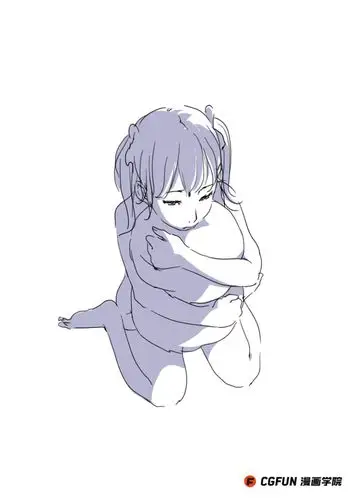 教你如何画好漫画教程15-俯视效果的研究-cgfun漫画学院收集翻译