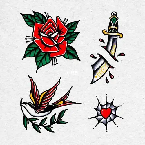 oldschool纹身手稿015