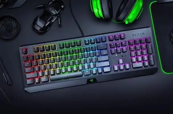 379元包邮雷蛇黑寡妇蜘蛛2019款有线机械键盘104键绿轴