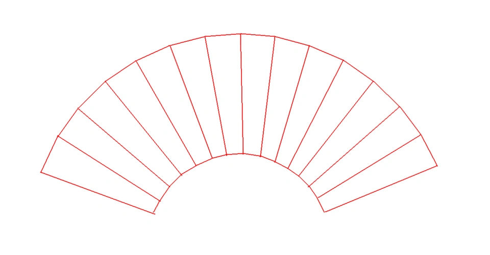 (扇形)a4硬笔书法纸