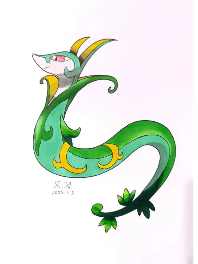 进化藤藤蛇 右滑使藤藤蛇进化吧!