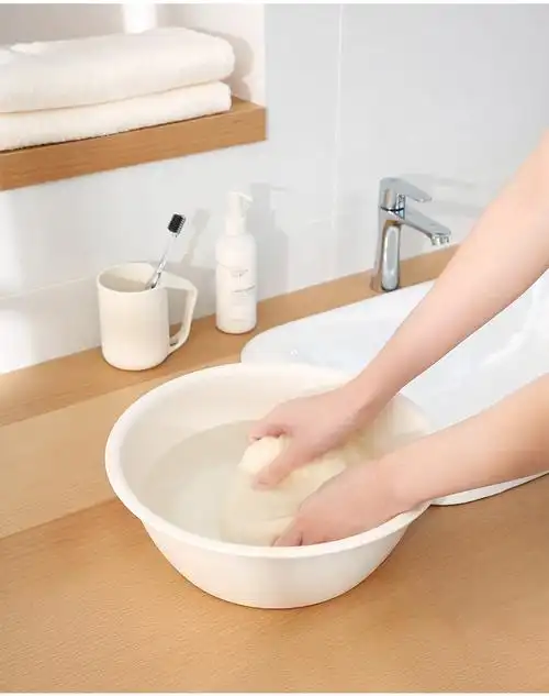 鹿凌青塑料水桶家用带盖手提洗衣桶大容量储水装水盆桶套装学生宿舍用