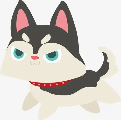 卡通奔跑的小狗狗设计免抠素材免费下载_觅元素51yuansu.com