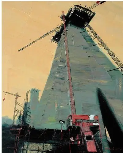 闫翀 中流砥柱(油画)     150×120cm