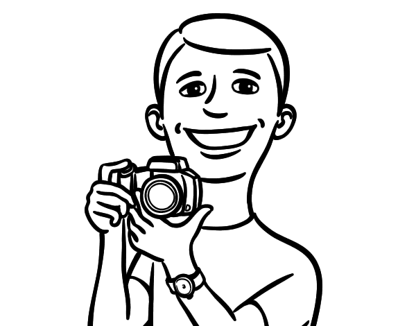 和摄影有关的简笔画