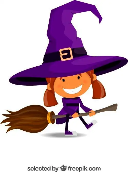 该作品主要内容是可爱卡通女巫,格式为ai,颜色模式是rgb,源文件大小是