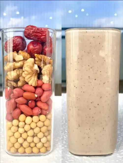 核桃花生露在家也能做太好喝了