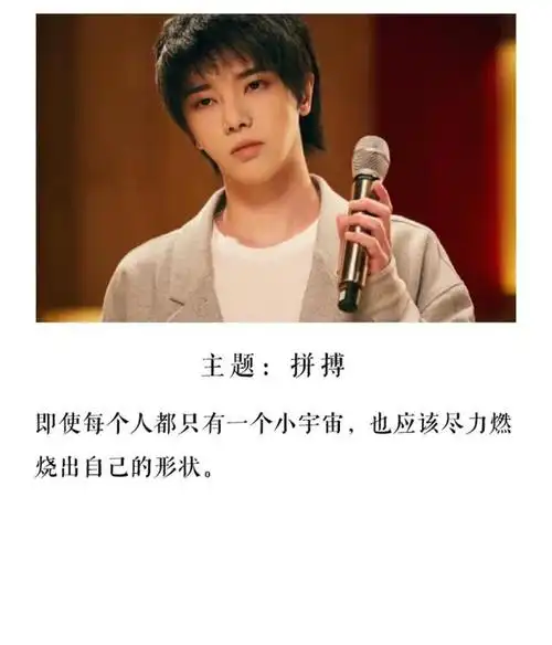 华晨宇语录,句子摘抄