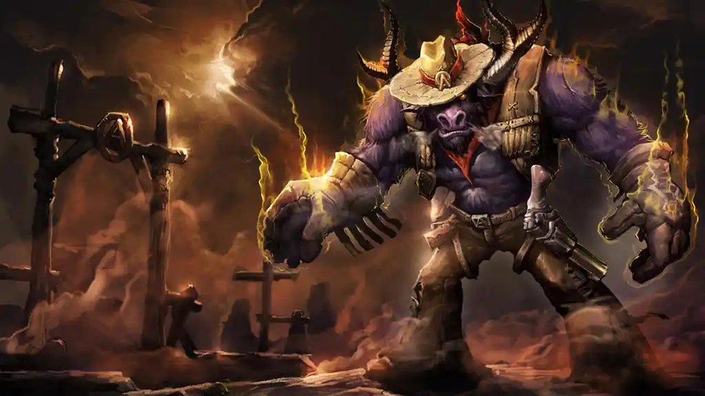 内容简介 lol英雄联盟牛头酋长壁纸