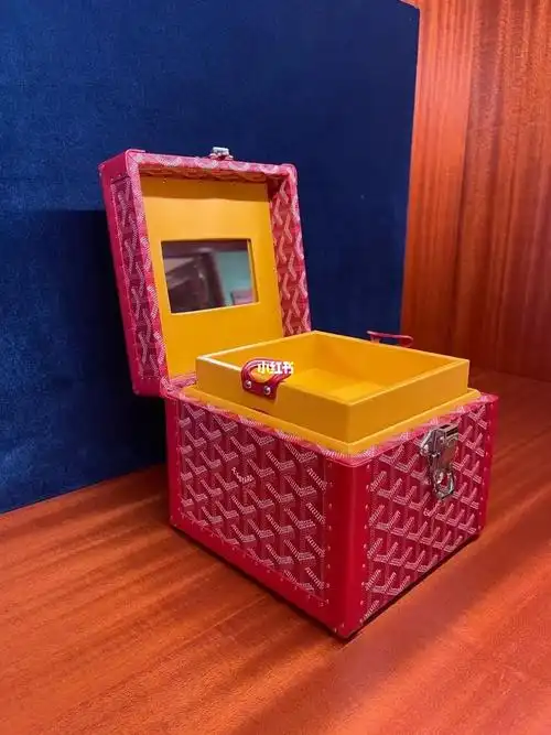 goyard多功能首饰盒多功能小硬箱