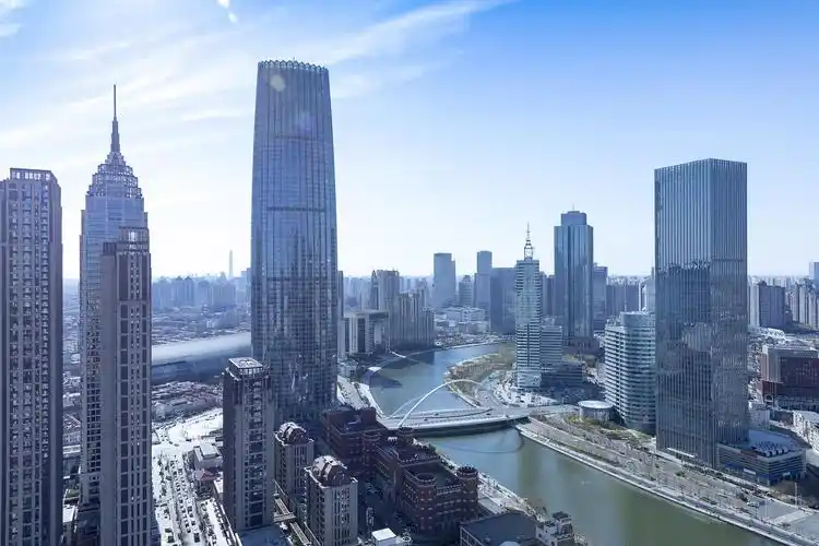 天津海河地区高楼大厦