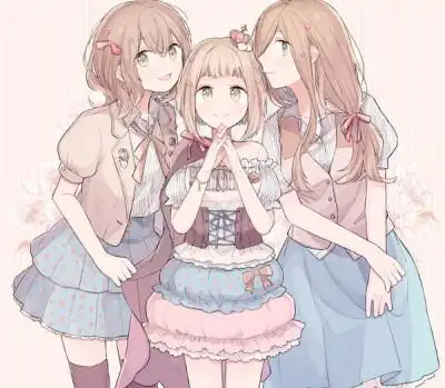 二次元 手绘 动漫 插画 头像 壁纸 动漫 唯美 意境 插画 清新 甜美