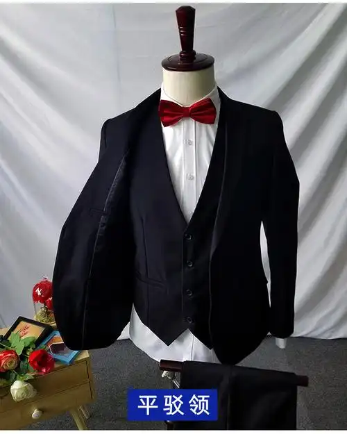 大合唱团比赛男生演出服燕尾服指挥成年礼服衬衫西服主持表演艺考