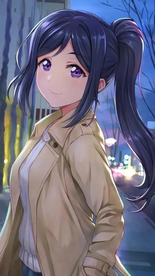 性感迷人的二次元少女_动漫卡通手机壁纸-壁纸族