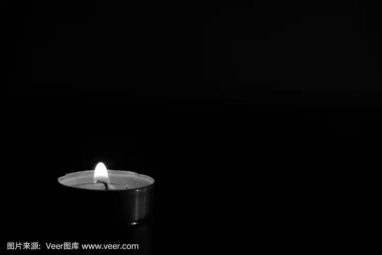 蜡烛,黑白图片,水平画幅,形状,光