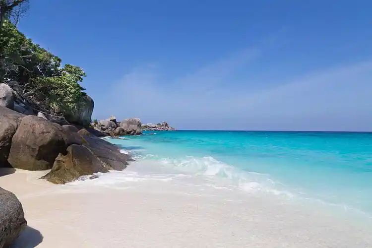 白沙滩图片_白沙滩高清图片_全景视觉