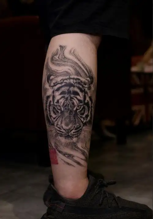 最新潮流老虎纹身图案大全男女各式老虎纹身设计18