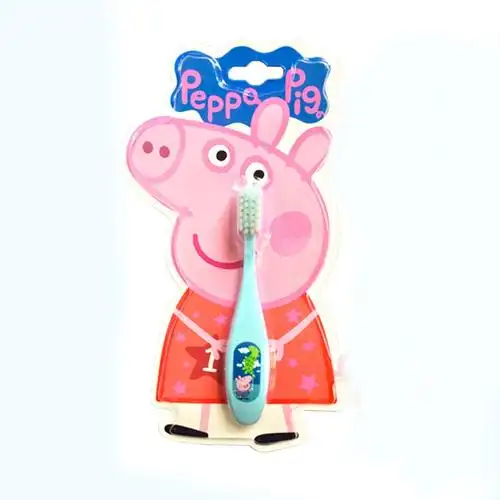 2-3-5岁卡通可爱礼物 蓝色小胖牙刷