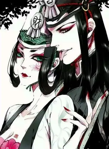 谁有黑白无常在一起特别亲密的图片