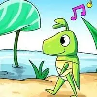 蝈蝈卡通头像卡通可爱的蝈蝈头像