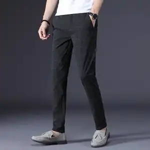 休闲西裤男搭配夏