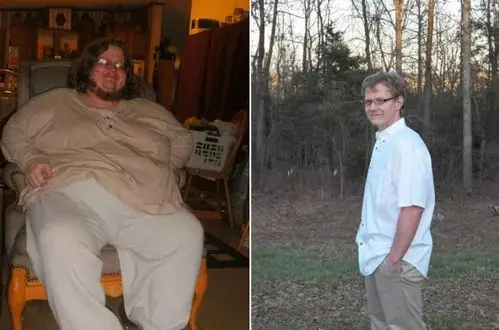 胖子都是潜力股!减肥成功人们的前后差异对比照