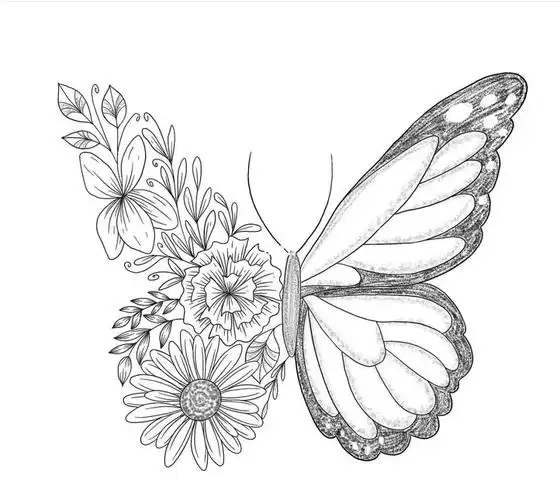 一组衍纸线稿010101_衍纸_线稿_衍纸素材_兴趣爱好_绘画