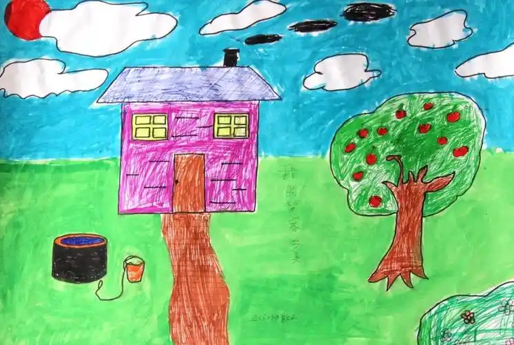 076《农家小院》 黄文雨