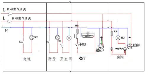 文档下载 所有分类 工程科技 电子/电路 > 实训周实训三 一房一厅照明