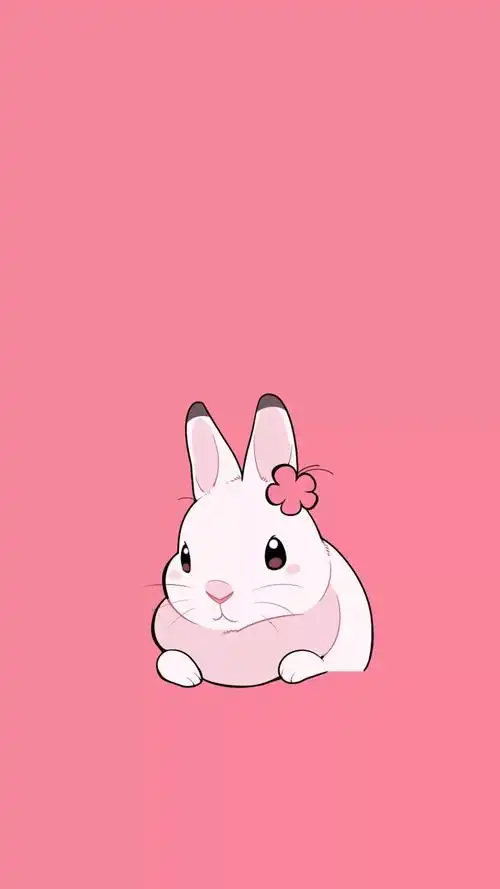 可爱萌系卡通手机壁纸,简简单单的线条,描绘出丰富的情感,非常唯美的