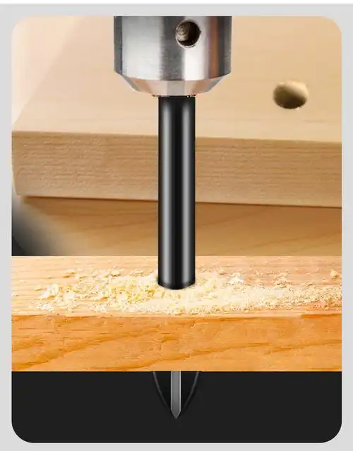 瓷砖钻头6mm高硬度玻璃混凝土大理石木工开孔器磁砖三角钻头定制4mm