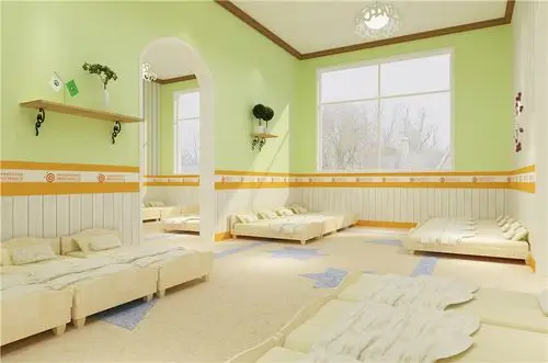 幼儿园寝室墙面五线谱