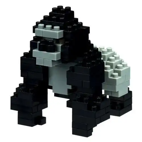 【日本kawada河田】nanoblock迷你积木-大猩猩 gorilla nbc-227
