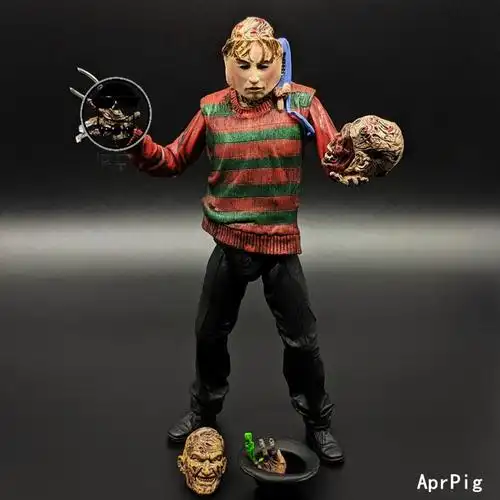 猛鬼街恐怖电影可动人偶模型玩具弗莱迪neca 猛鬼追魂(钉子头)【图片