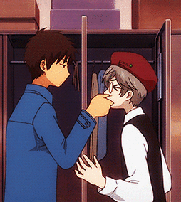 魔卡少女樱 桃矢雪兔 哥嫂cp～ 动图