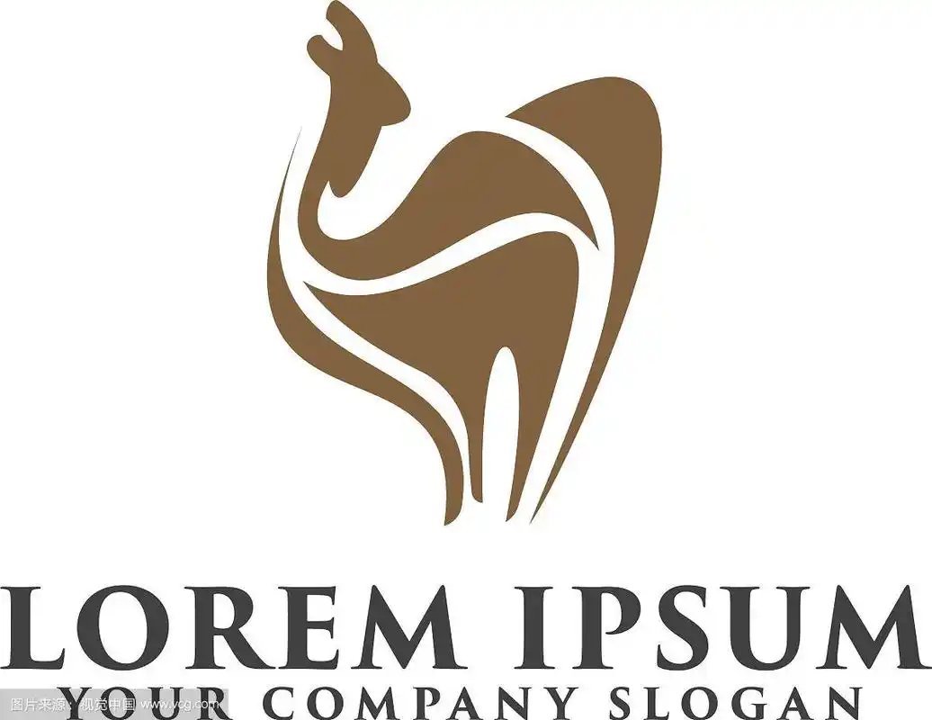 骆驼标志设计概念模板