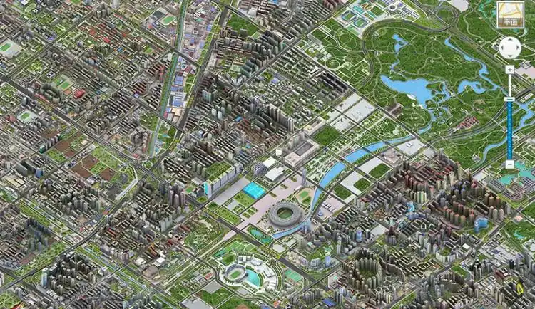 北京三维立体地图