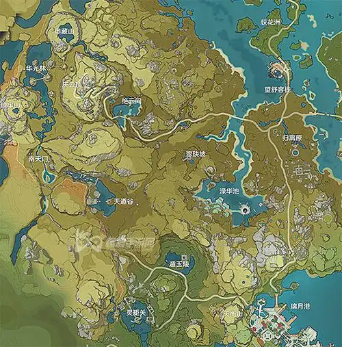 原神大地图一览 所有地图全开高清大图一览 - 原神手柄 地图 - 实验室