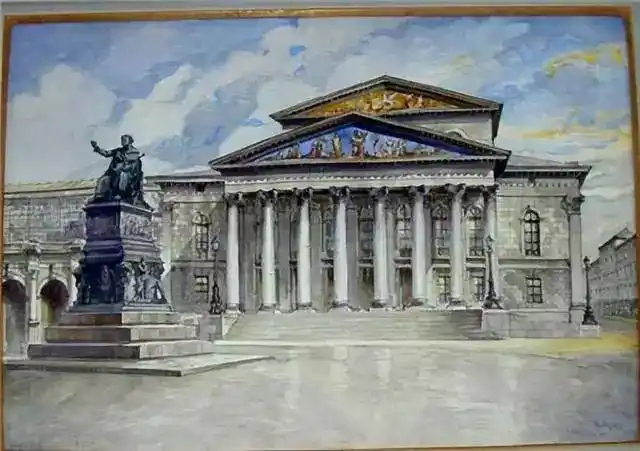 希特勒的画魔鬼的另一面