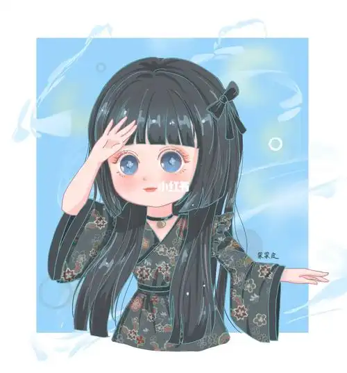 来个q版头像,少女感满满,太适合她啦#谭松韵#procreate#头像