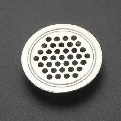 圆形不锈钢平面透气孔 通风孔盖 散热衣柜鞋柜橱柜出气孔 开孔35