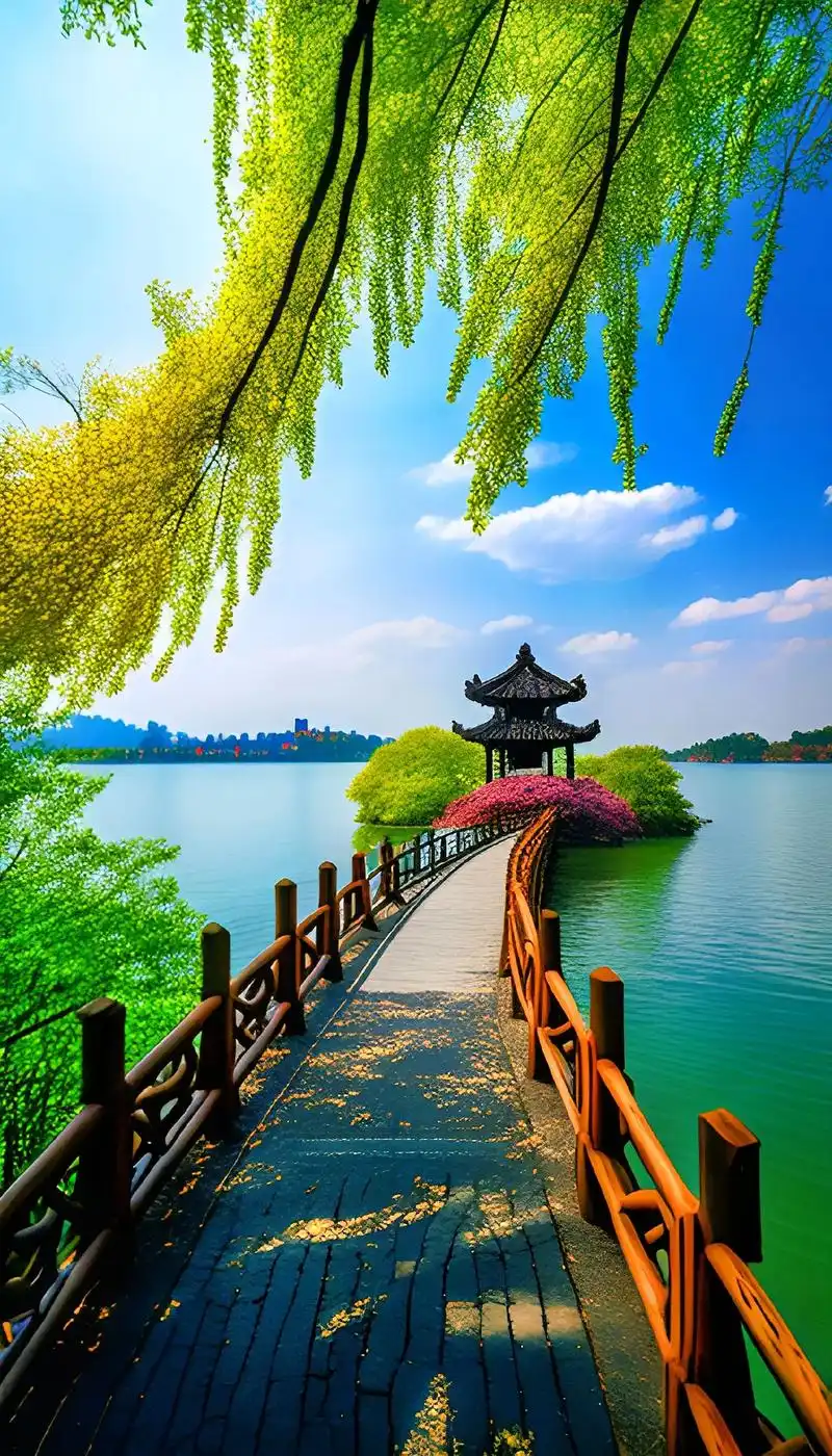 春来到,西湖美景三月天,西湖最美的时候马上就要到了,打卡吧  - 抖音