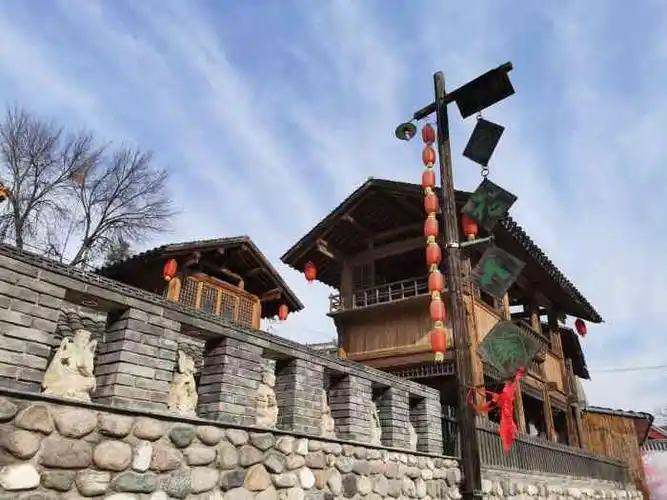 百花人家(清水田园店)-"天冷来的人很少,感觉夏天人应该蛮多的.去.