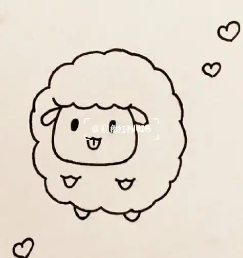 小羊简笔画图片大全小羊简笔画图片大全可爱卡通