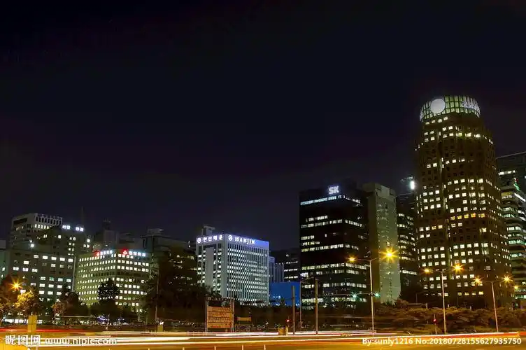 城市夜景 自然景观 建筑 风景图片