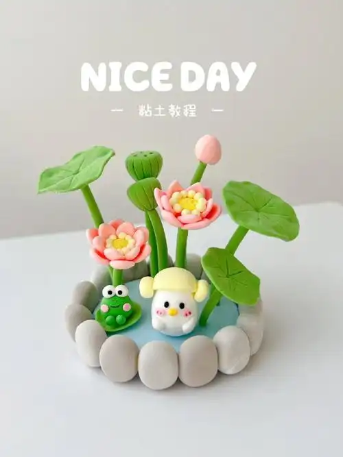 粘土手工摆件大合集!喜欢收藏和孩子一起做吧